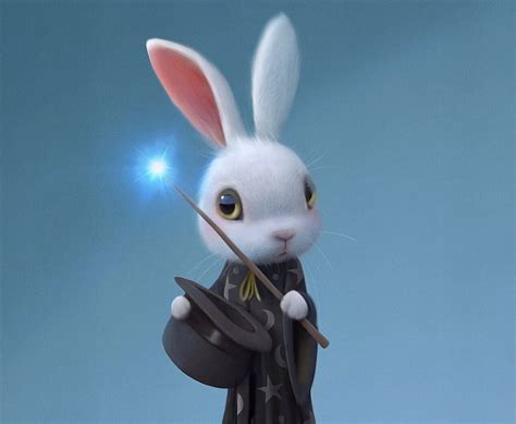 The Luminescent Wonders of Luminous Bunnies and their Magical Wand